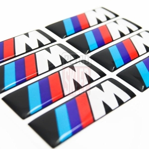 Naklejka żelowa "M POWER" 60 x 20 mm