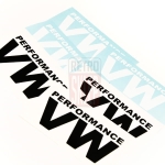Naklejka "VW PERFORMANCE" 10 cm