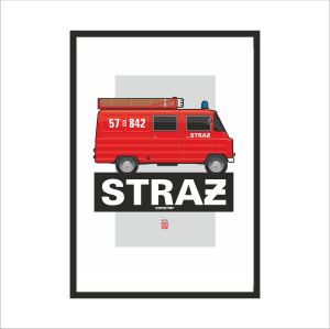 Obraz na ścianę Żuk STRAŻak Straż