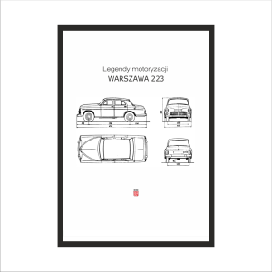 Obraz na ścianę Legendy Motoryzacji Warszawa