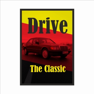Obraz na ścianę  Mercedes 190 Drive The Classic