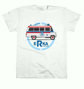 Koszulka T-shirt SŁUŻBY PRL Nysa Pogotowie
