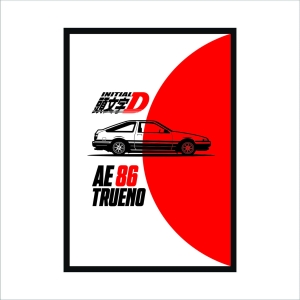 Obraz na ścianę Toyota AE86 Trueno Initial D