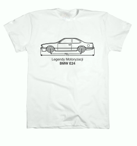 T-shirt koszulka BMW E24 Rekin Legendy Motoryzacji