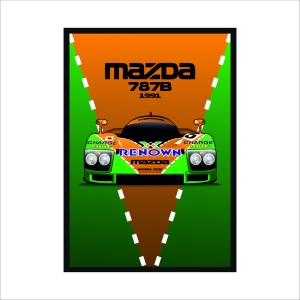 Obraz na ścianę Mazda 787B Le Mans