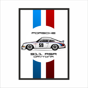 Obraz na ścianę Porsche 911 RSR  Le Mans