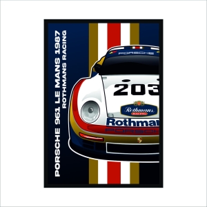 Obraz na ścianę Porsche 961 Rotmans Le Mans