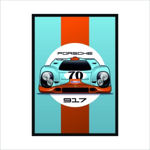 Obraz na ścianę Porsche 917 GULF  Le Mans