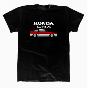 T-shirt koszulka Honda CRX Ballade black
