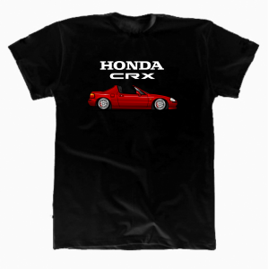 T-shirt koszulka Honda CRX del Sol black