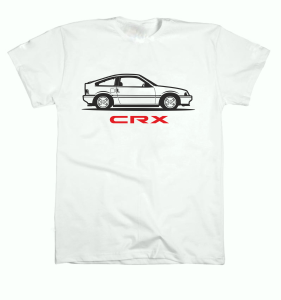 T-shirt koszulka Honda CRX Ballade white