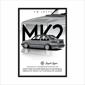Obraz na ścianę Volkswagen Jetta MK2 ihavethisstyle