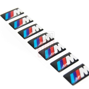 Naklejka żelowa "M POWER" 18 x 10 mm