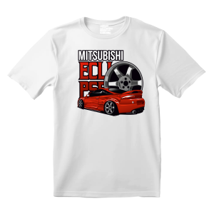T-shirt koszulka MITSUBISHI ECLIPSE Siemqu white japan