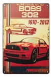 Blacha / Tablica ozdobna FORD MUSTANG BOSS