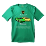T-shirt koszulka Lamborghini DIABLO & HURACAN green