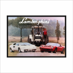 Obraz na ścianę LAMBORGHINI  Ferruccio Miura Countach traktor