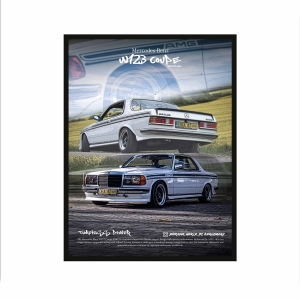 Obraz na ścianę Mercedes W123 Coupe AMG