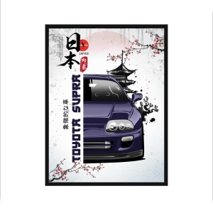 Obraz na ścianę Toyota Supra MK4 kultowe japońskie samochody