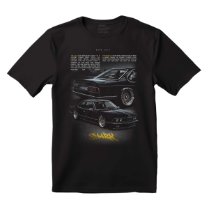 T-shirt koszulka BMW E24 SHARK black