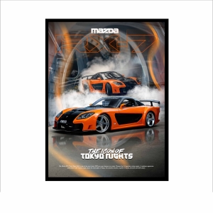 Obraz na ścianę MAZDA RX-7 Fast & Furios Han Japan
