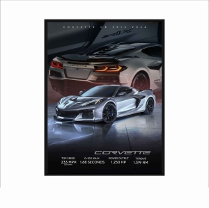Obraz na ścianę CHEVROLET CORVETTE C8 AmCar