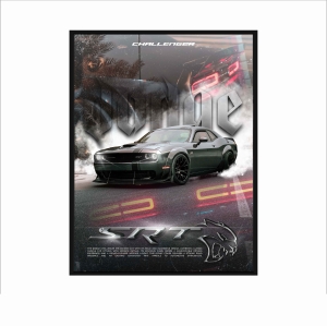 Obraz na ścianę DODGE CHALLENGER SRT AmCar