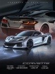 Plakat A3 CHEVROLET CORVETTE C8 AmCar