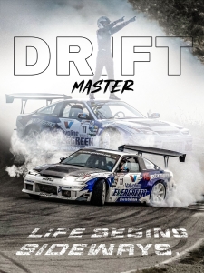 Plakat A3 DRIFT MASTER NISSAN 200SX