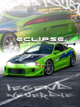Plakat A3 MITSUBISHI ECLIPSE Fast & Furios Brian Japan