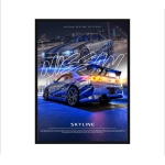 Obraz na ścianę NISSAN SKYLINE R34 Fast & Furios Brian Japan