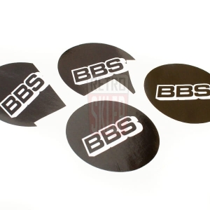 Naklejki na dekielki "BBS" 70 mm (różne kolory)