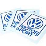 Naklejka "VW MOTORSPORT" 8 cm