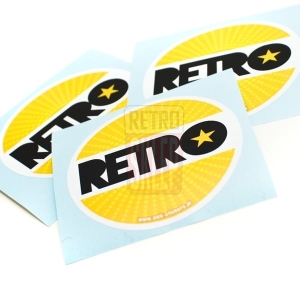 Naklejka "RETRO" 8 cm
